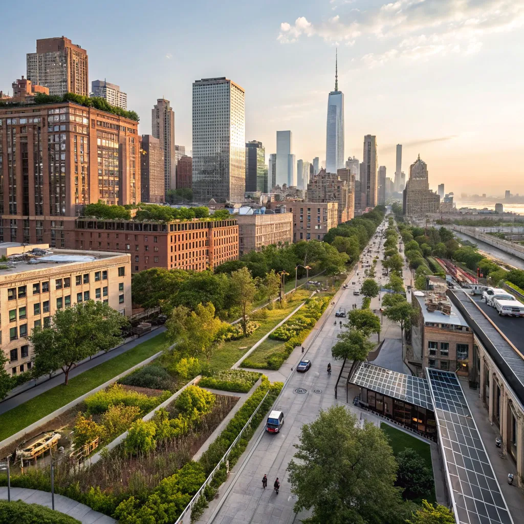 Stunning urban landscape transformation
